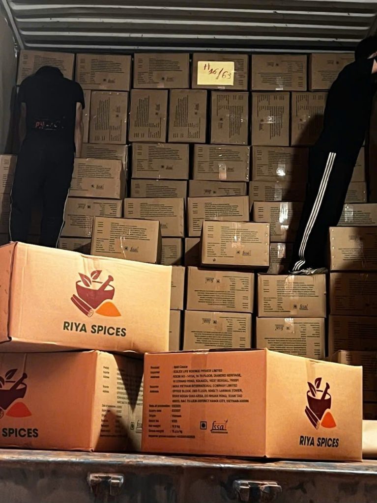 Shipment of our own brand.